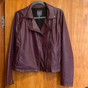 Lysse Faux Leather Moto Jacket
